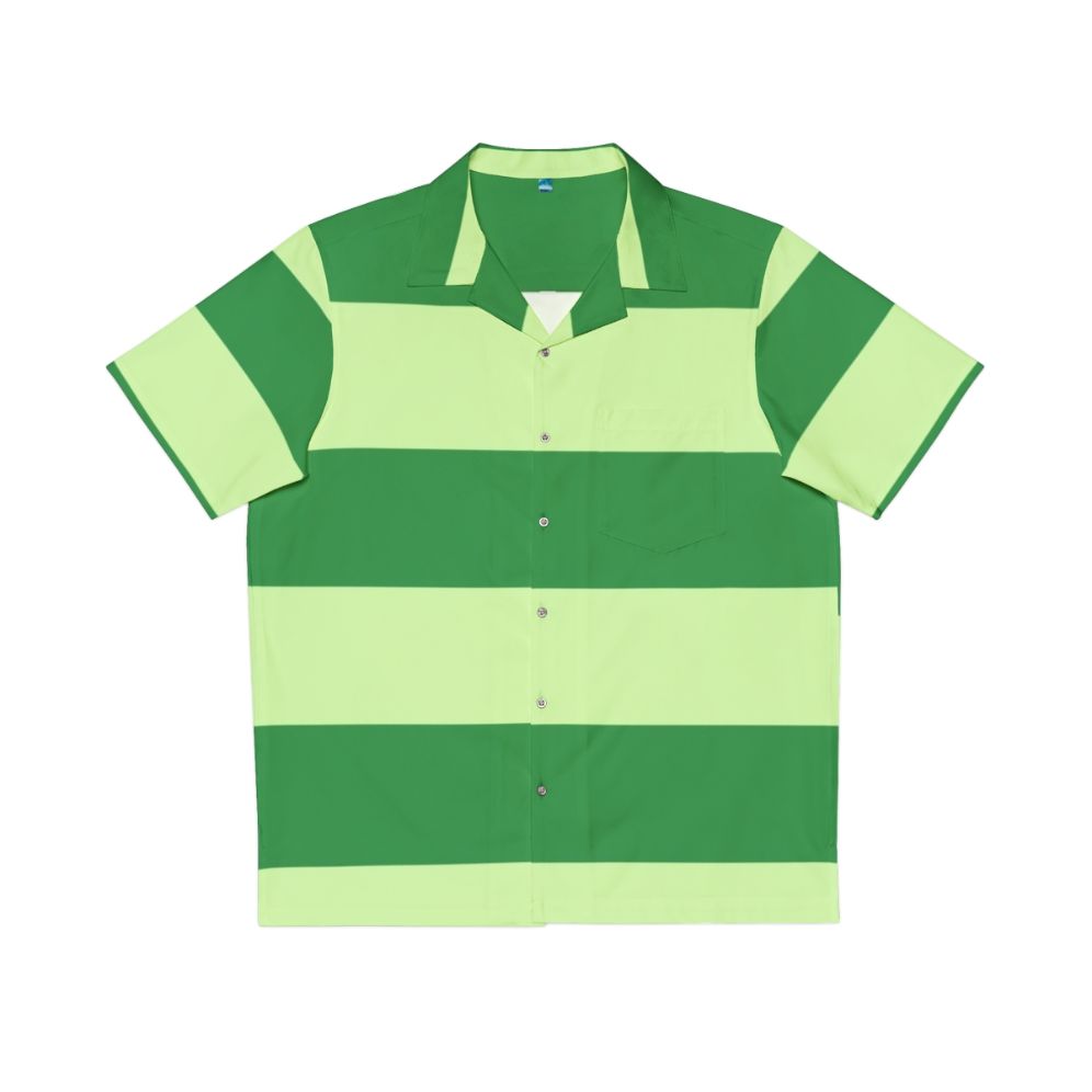 Blue's Clues Inspired Green Hawaiian Shirt