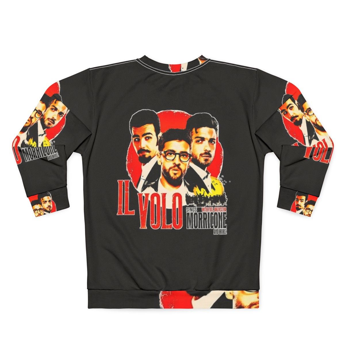 Il Volo Italian Pop and Popera Band Sweatshirt - Back