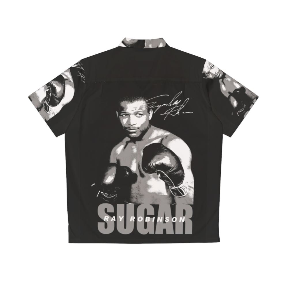 Sugar Ray Robinson Hawaiian Shirt - Back