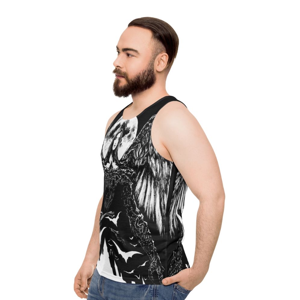 Vampire Night Unisex Dark Fantasy Gothic Tank Top - men side