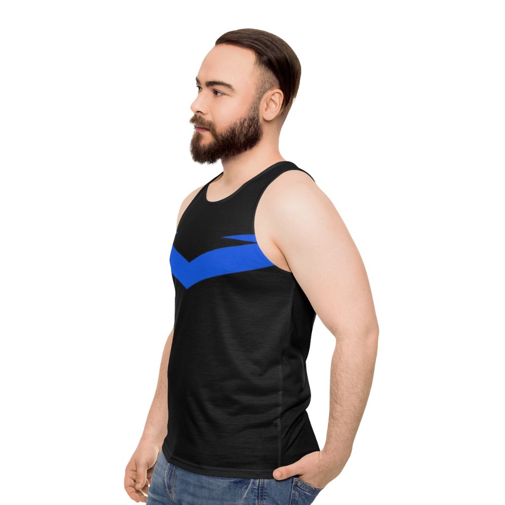 Nightwing Superhero Tank Top - men side