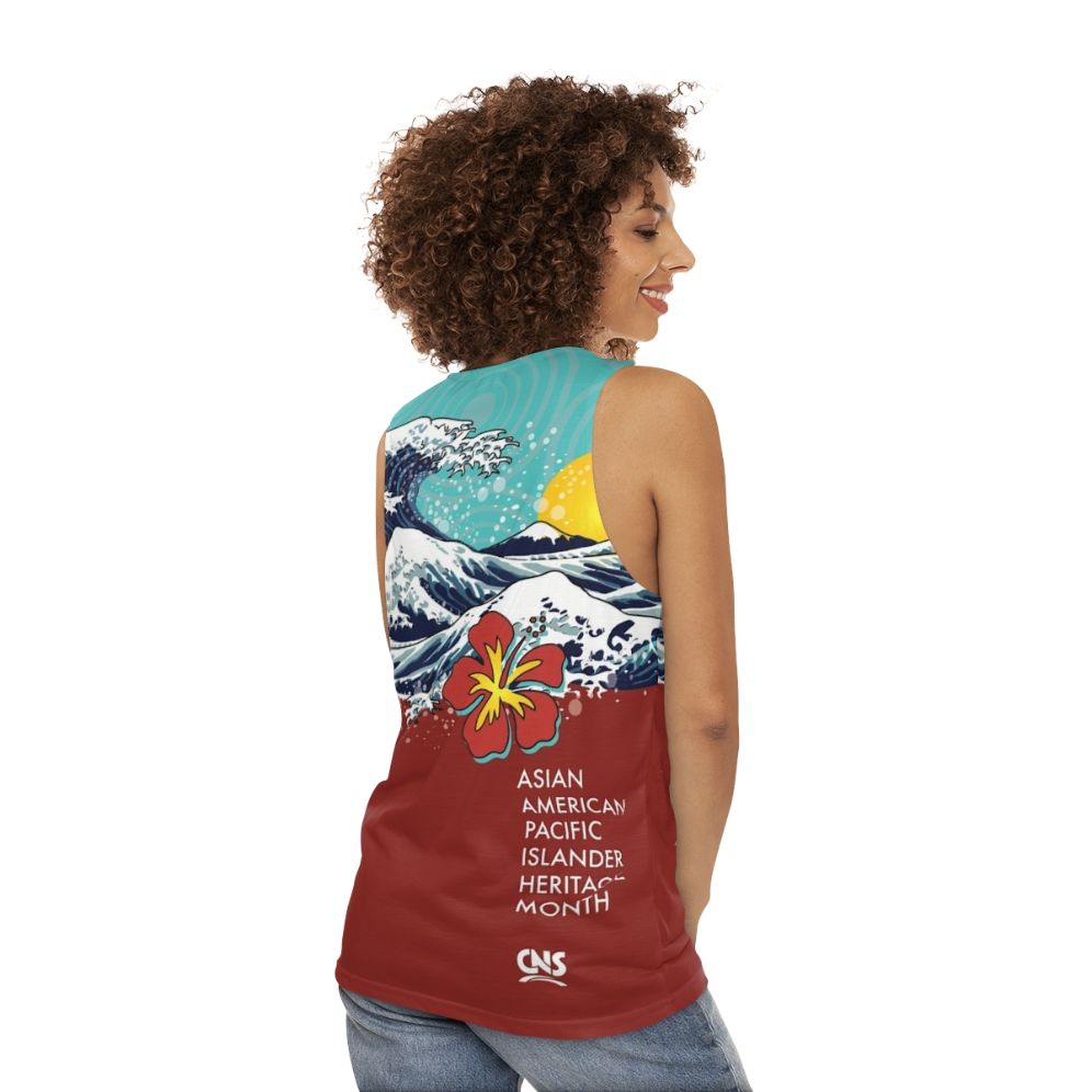 Asian American Pacific Island Heritage Month Unisex Tank Top - women back