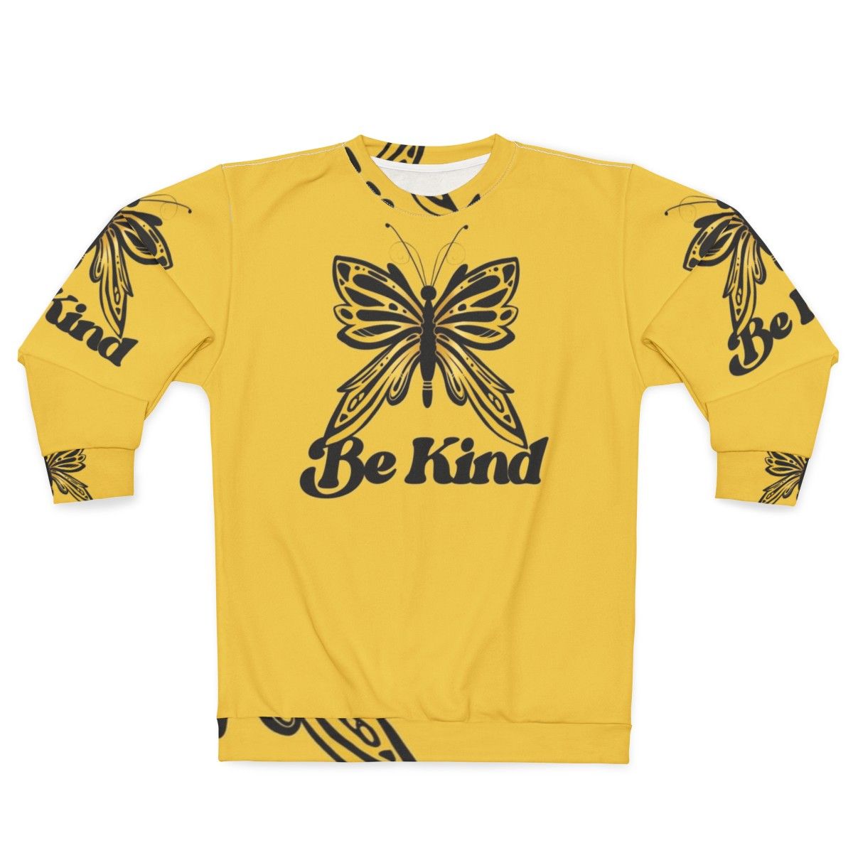 Inspirational "Be Kind" butterfly sweatshirt