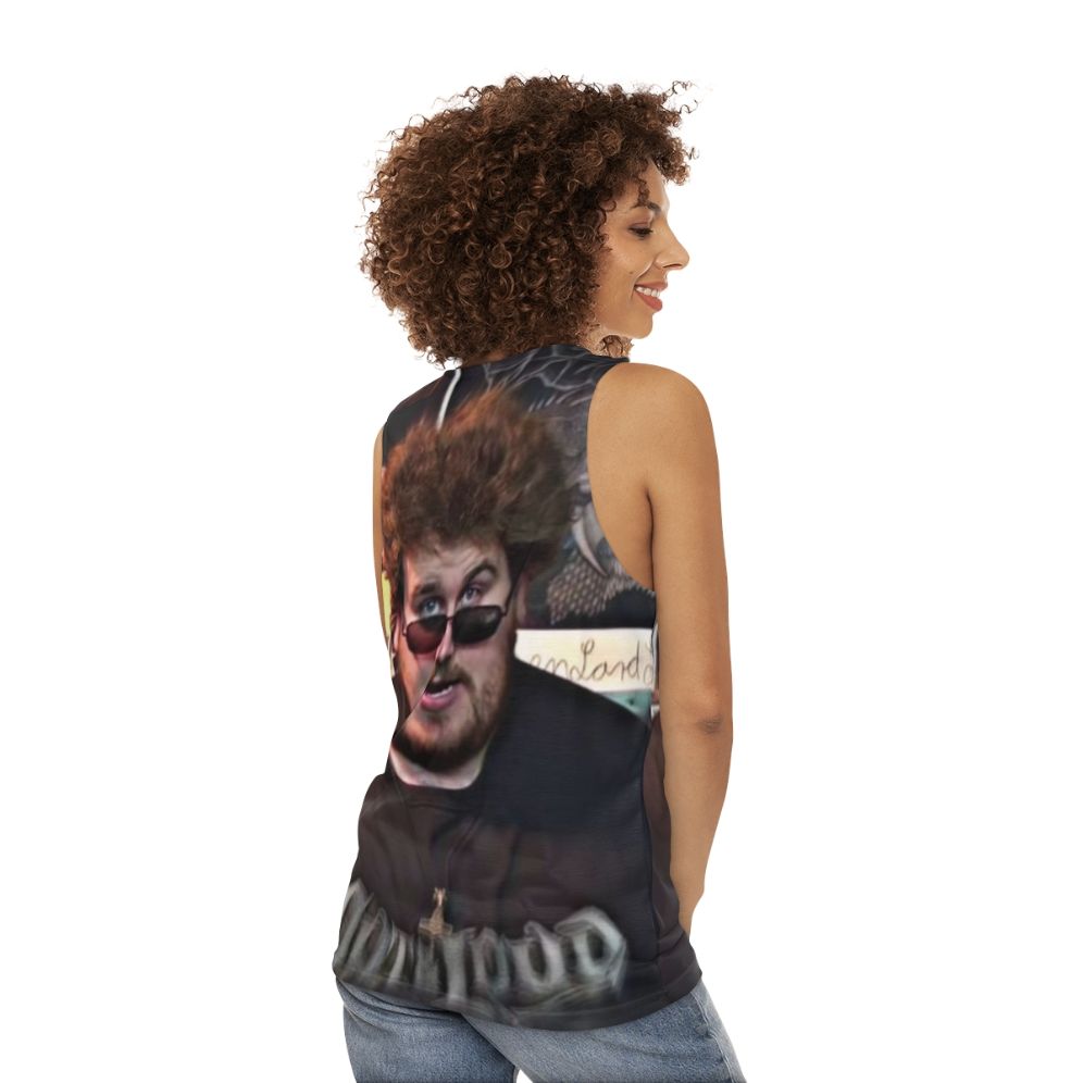 Drachenlord Rainer Winkler German Youtuber Heavy Metal Fan Meme Tank Top - women back