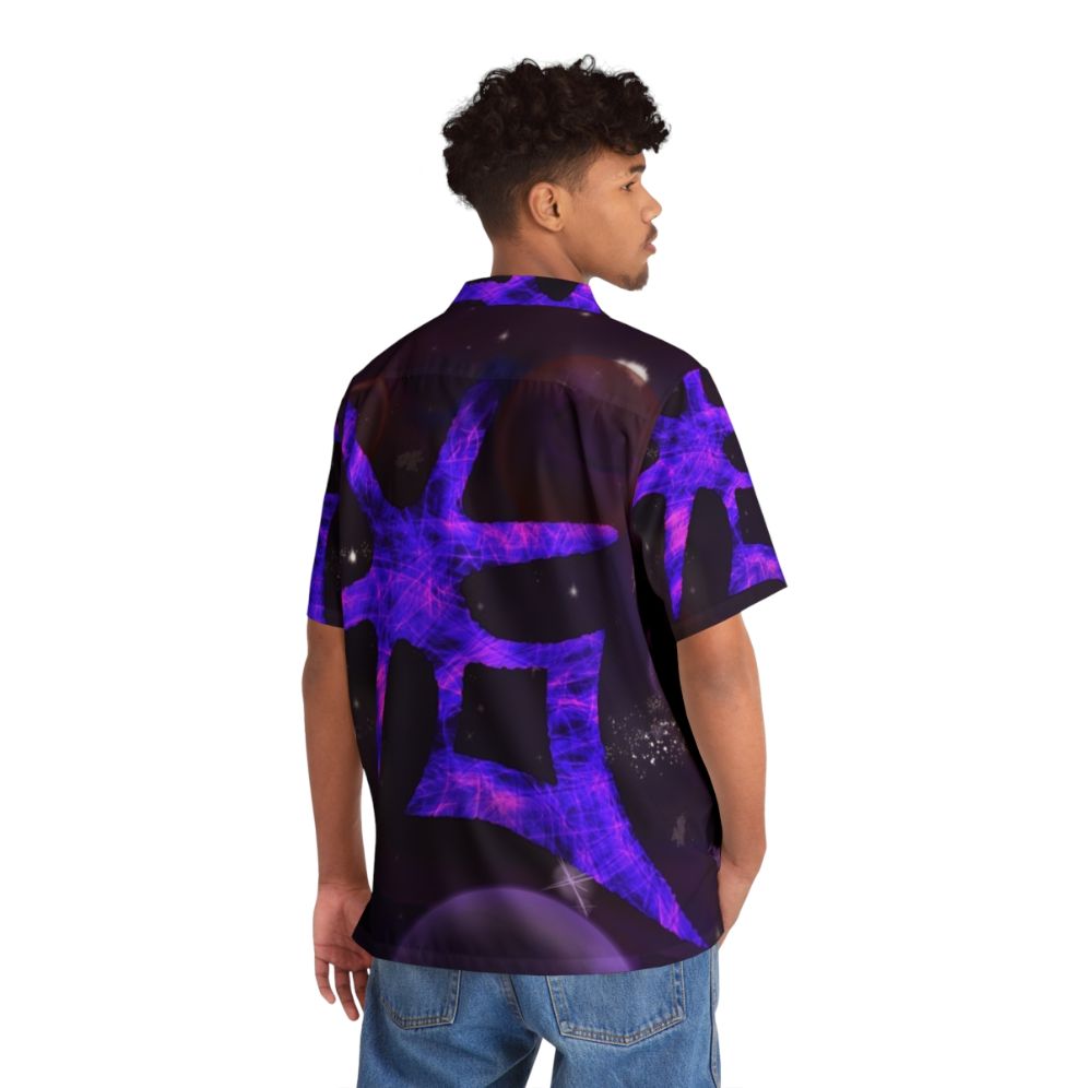 Dark Knight Galaxy Hawaiian Shirt - People Back