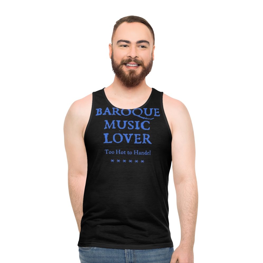 Baroque music lover funny unisex tank top - men