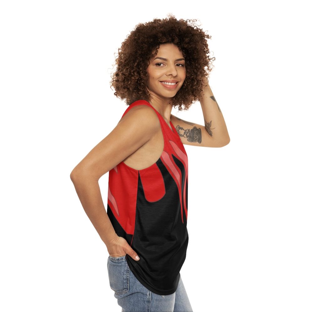 WWE Kane 2000 Big Red Machine Unisex Wrestling Tank Top - women side