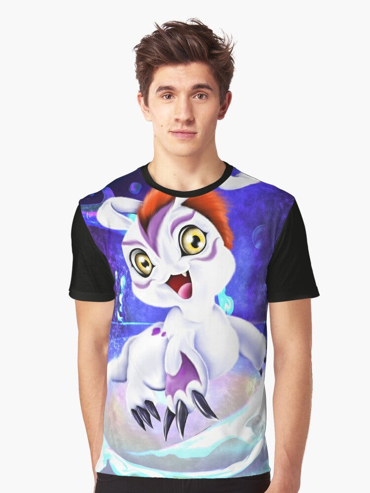 Digimon Gomamon Digivolving Graphic T-Shirt - Men