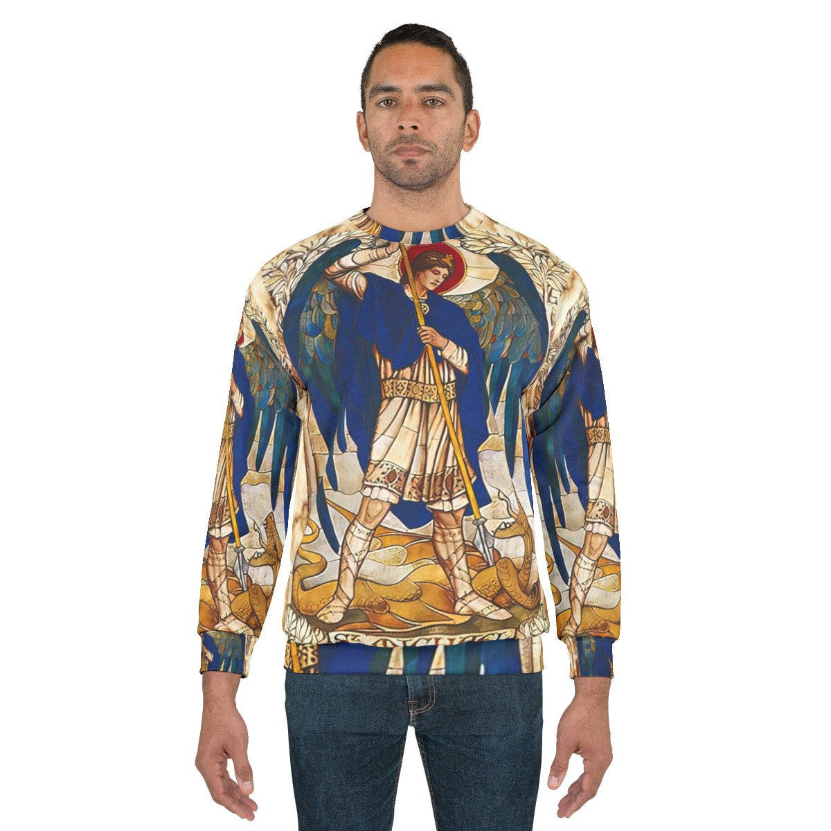 St Michael the Archangel Catholic Saint Sweatshirt - men