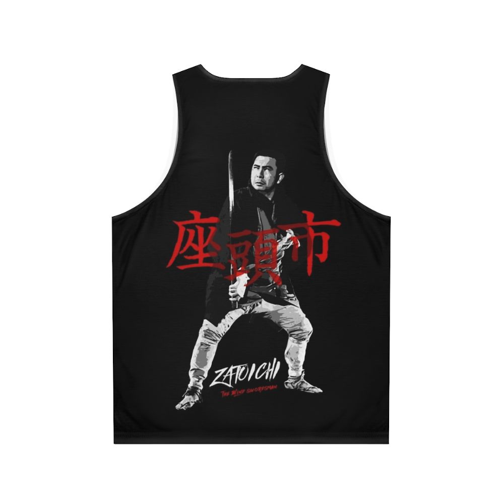 Blind Swordsman Zatoichi Unisex Tank Top - Back