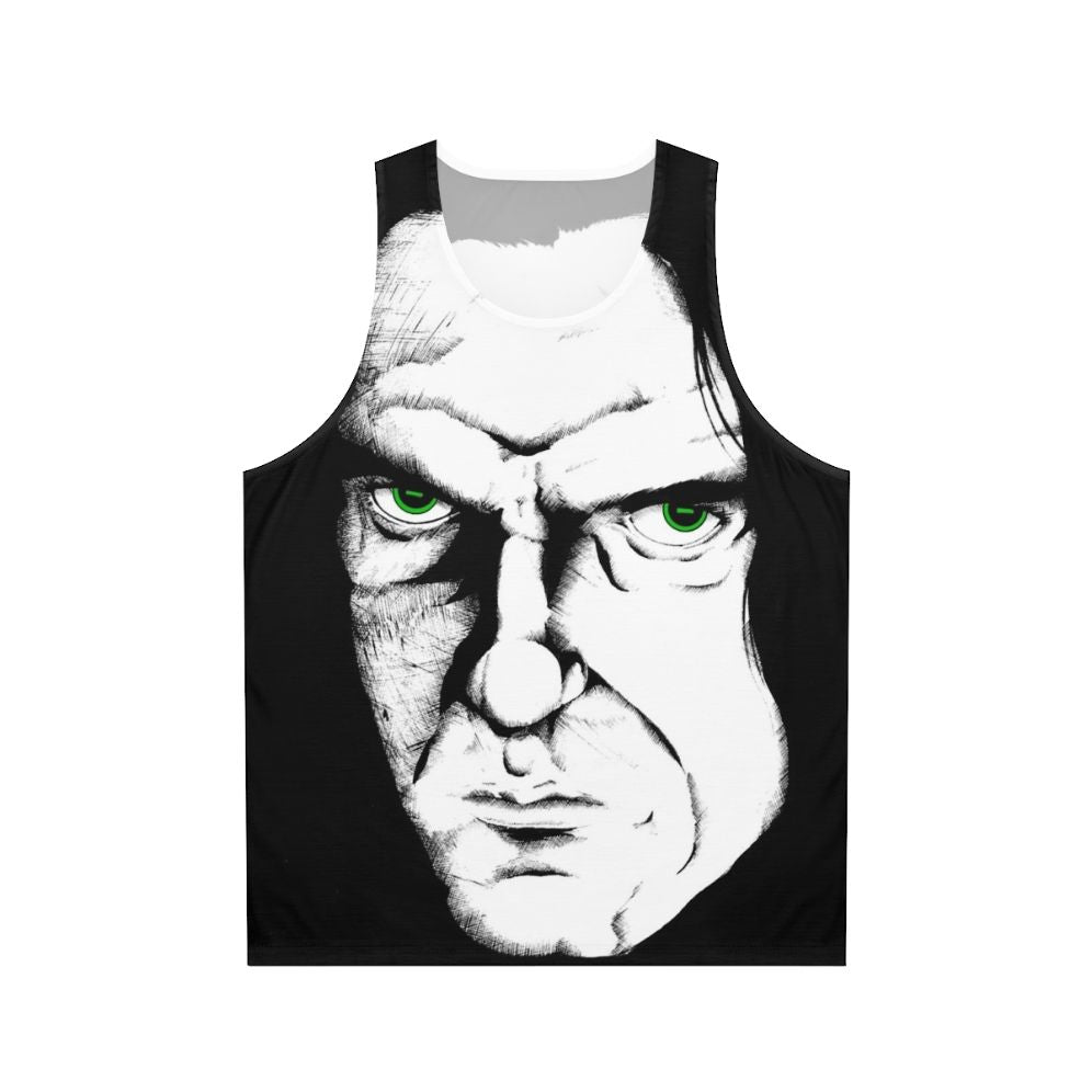 Type O Negative inspired goth metal unisex tank top