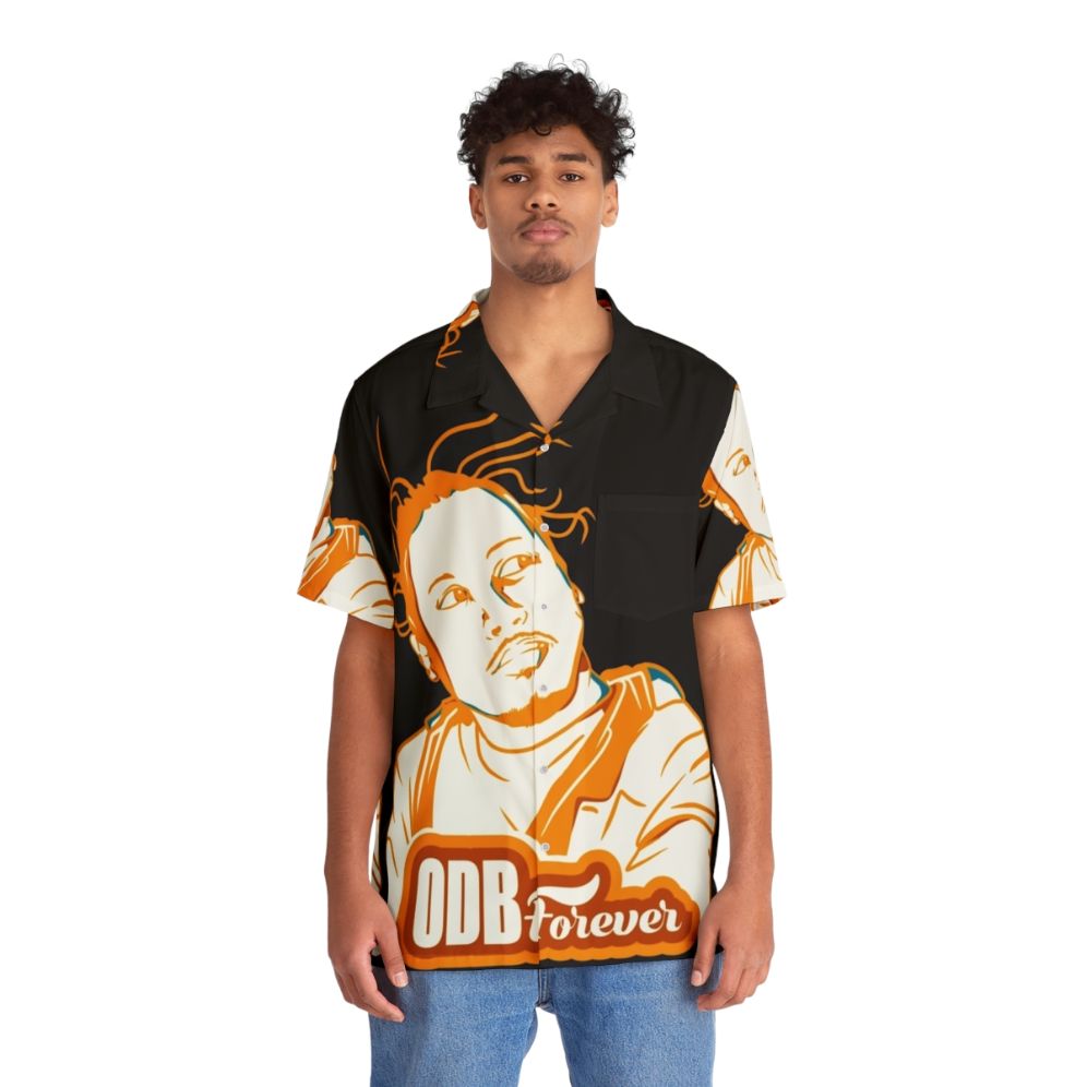 Ol Dirty Bastard Forever Hawaiian Shirt 2 with Graffiti Style - People Front