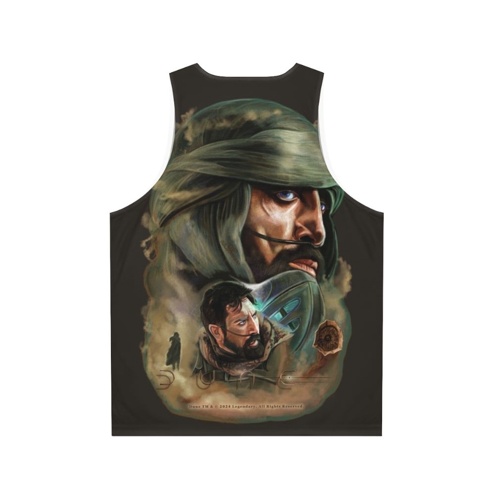 Dune Stilgar Painting Unisex Tank Top - Back