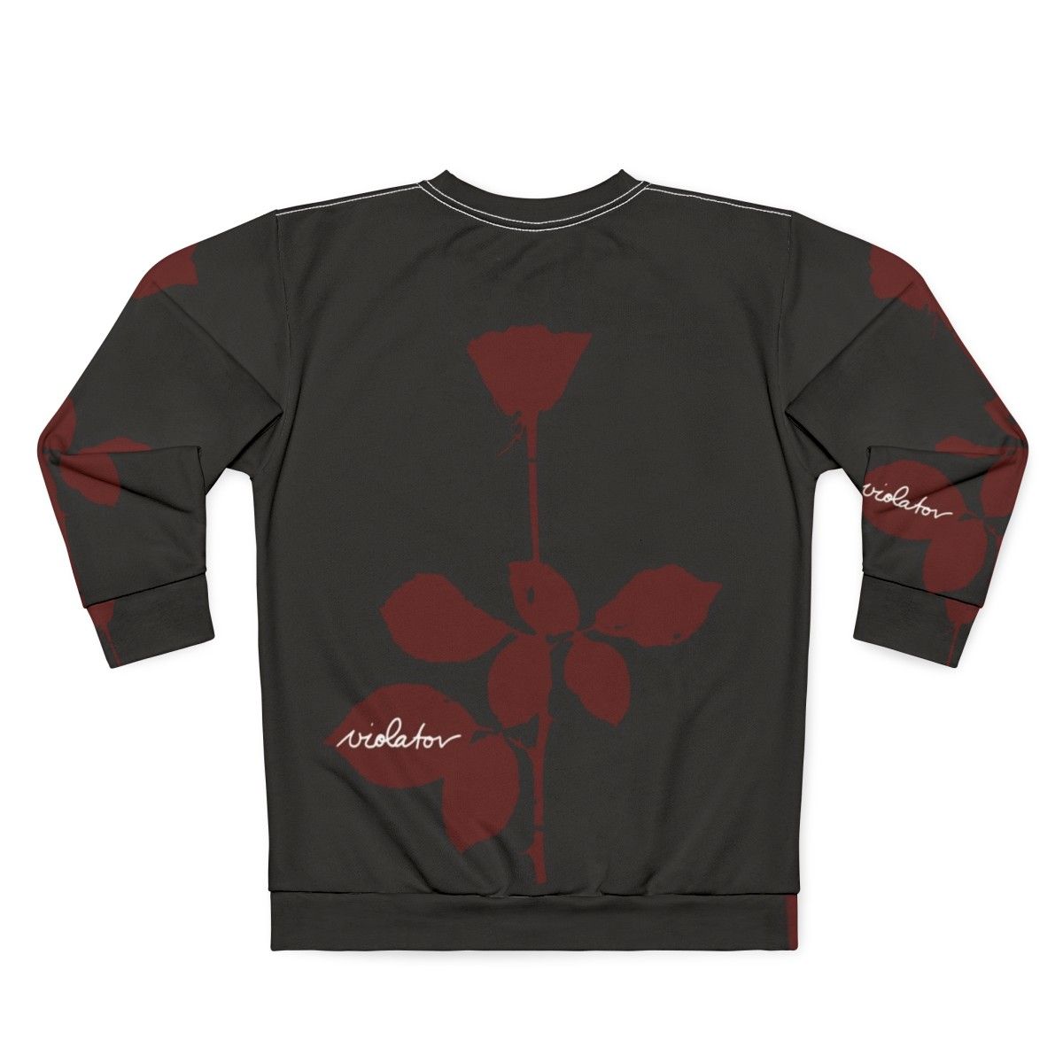 Best friend sweatshirt with rose design and violator theme - Back