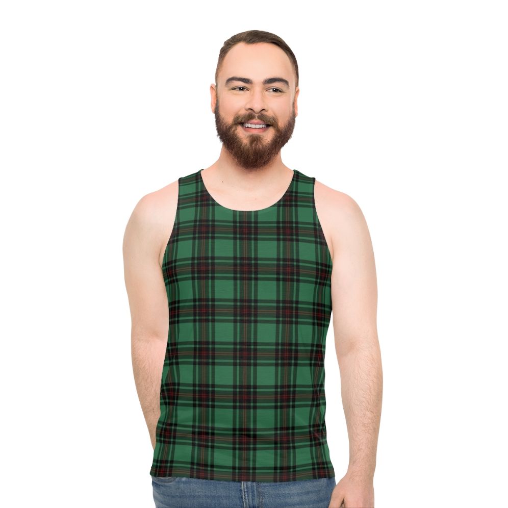 Fife tartan unisex tank top - men