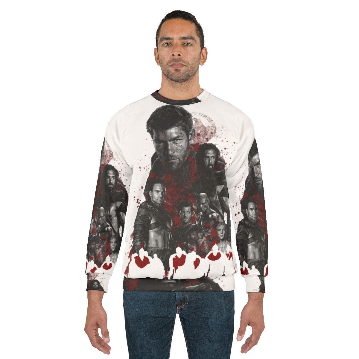 Spartacus and his rebel leaders gladiator sweatshirt - men