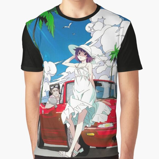 Monogatari Series "Fast Love" Anime Graphic T-Shirt