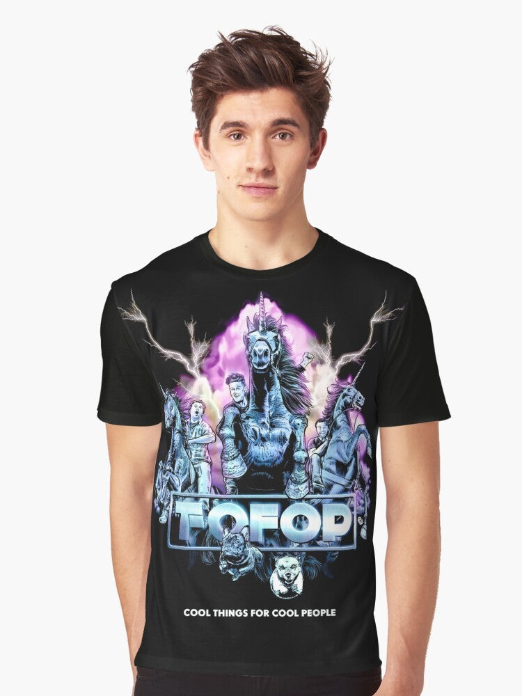 TOFOP/FOFOP graphic t-shirt featuring a cool things design - Men