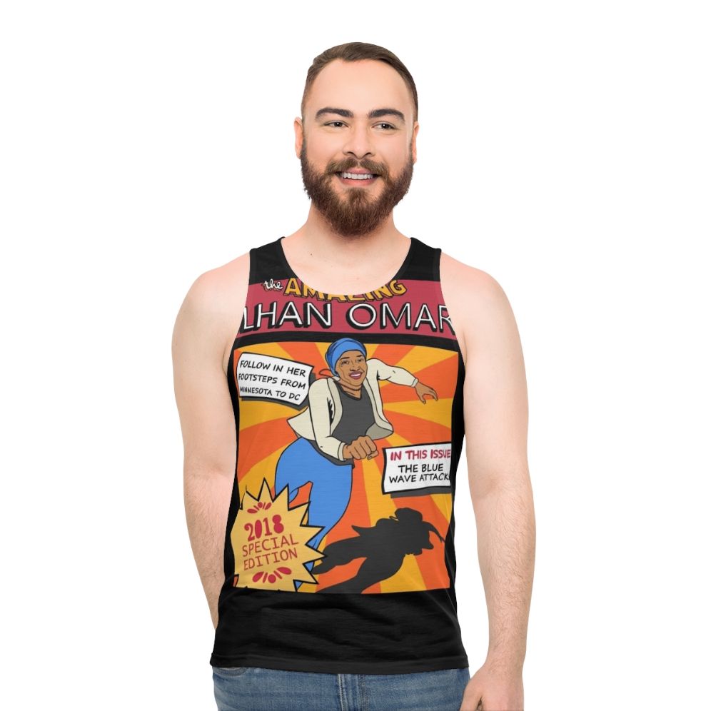 Ilhan Omar Feminist Superhero Tank Top - men