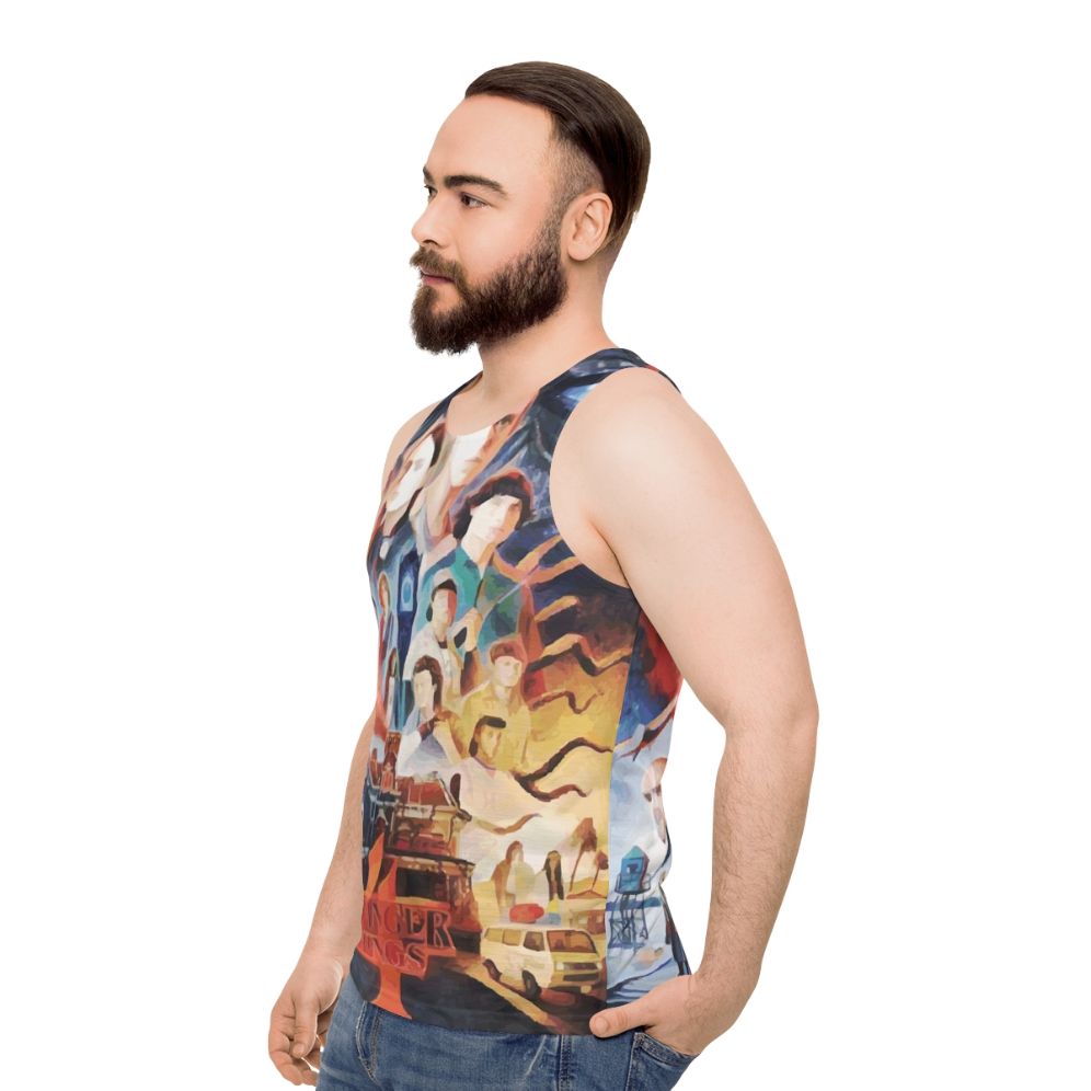 Stranger Things Netflix Unisex Tank Top - men side