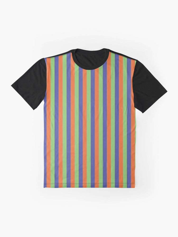 Bert, the Sesame Street puppet, on a graphic t-shirt design - Flat lay