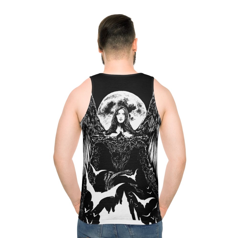 Vampire Night Unisex Dark Fantasy Gothic Tank Top - men back