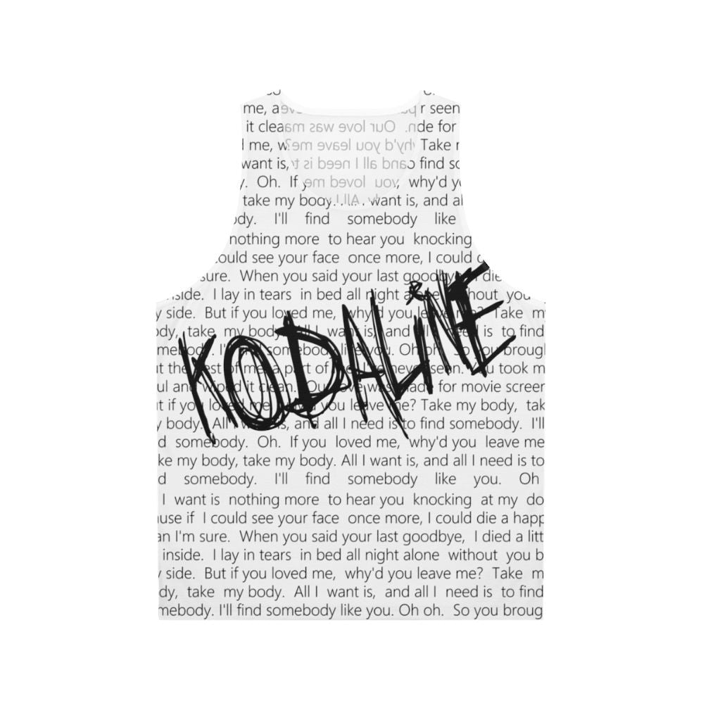 Kodaline "All I Want" Unisex Music Lover's Tank Top