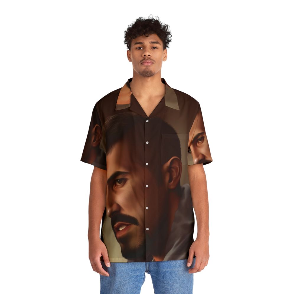 Yuri Boyka Portrait Hawaiian Shirt - People Front