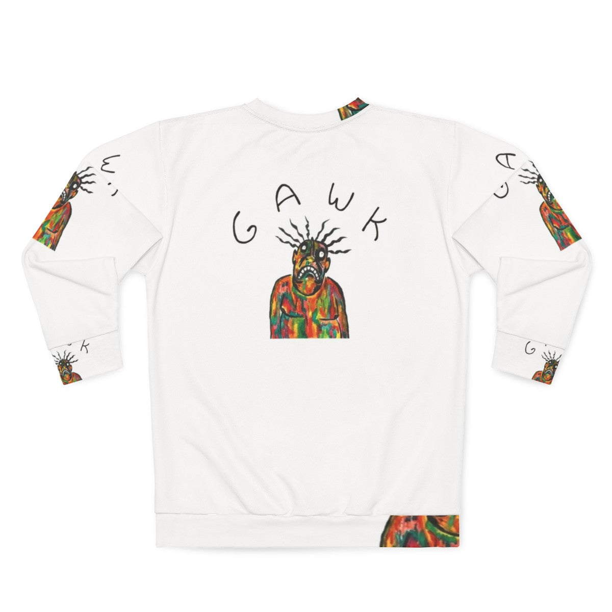 Vundabar Gawk Album Cover Art Indie Grunge Sweatshirt - Back