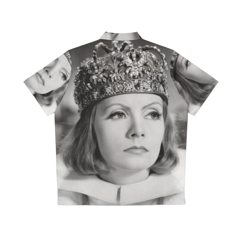 Greta Garbo Wearing Vintage Hawaiian Shirt - Back