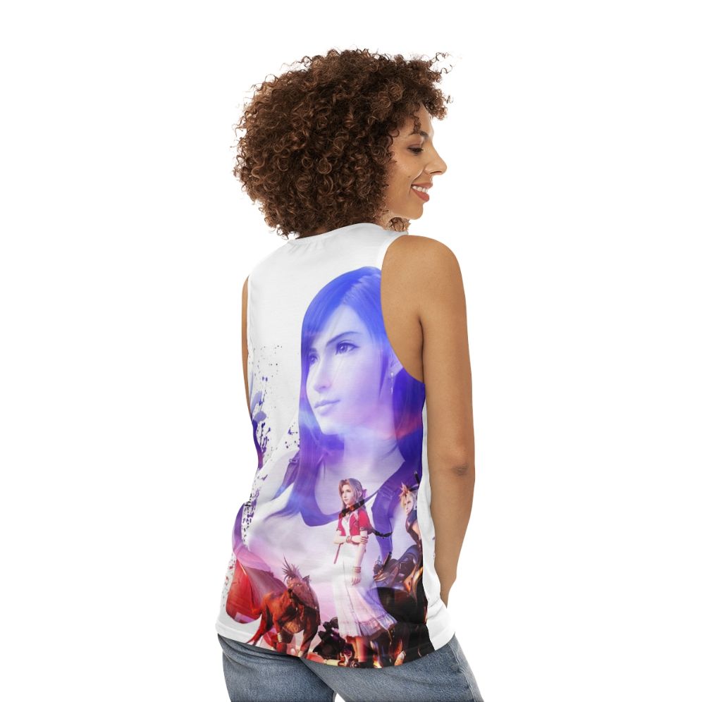 Tifa Lockhart Final Fantasy VII Unisex Anime Tank Top - women back