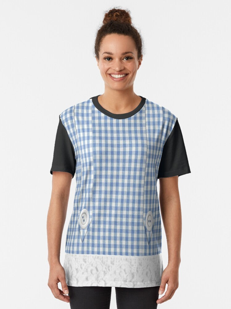 Wizard of Oz Dorothy Gingham Graphic T-Shirt - Women