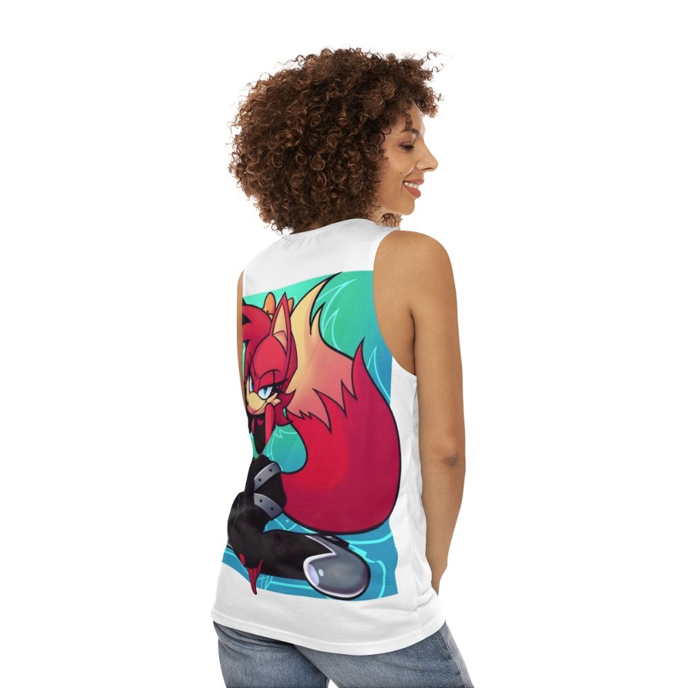 Fiona Fox Sonic the Hedgehog Archie Comics Unisex Tank Top - women back