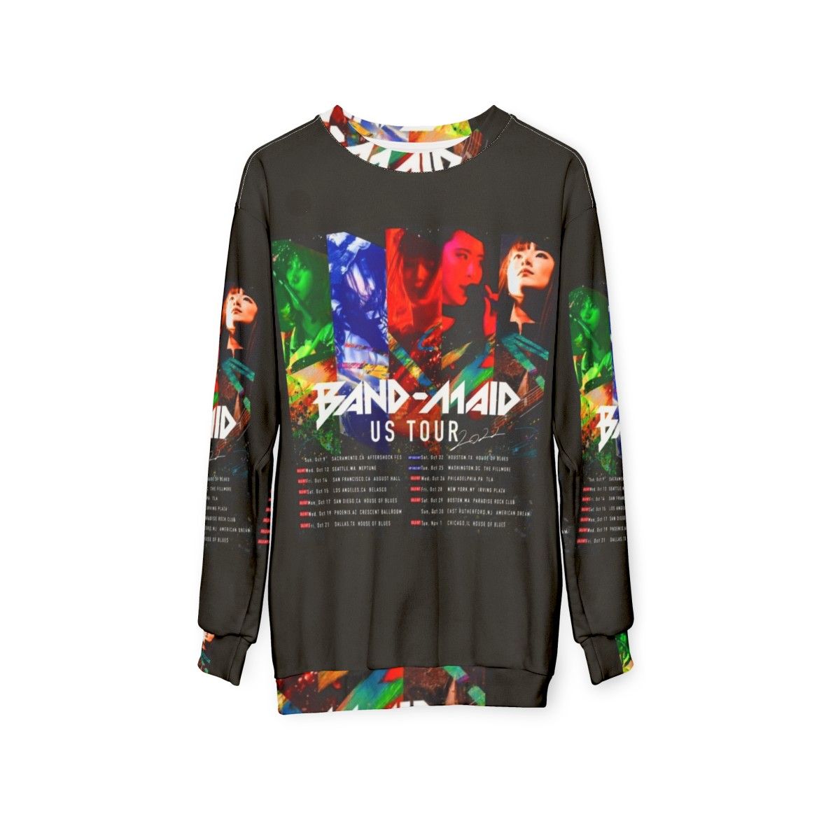 Band Maid Sweatshirt - Kawaii Metal Japanese Band Merchandise - hanging