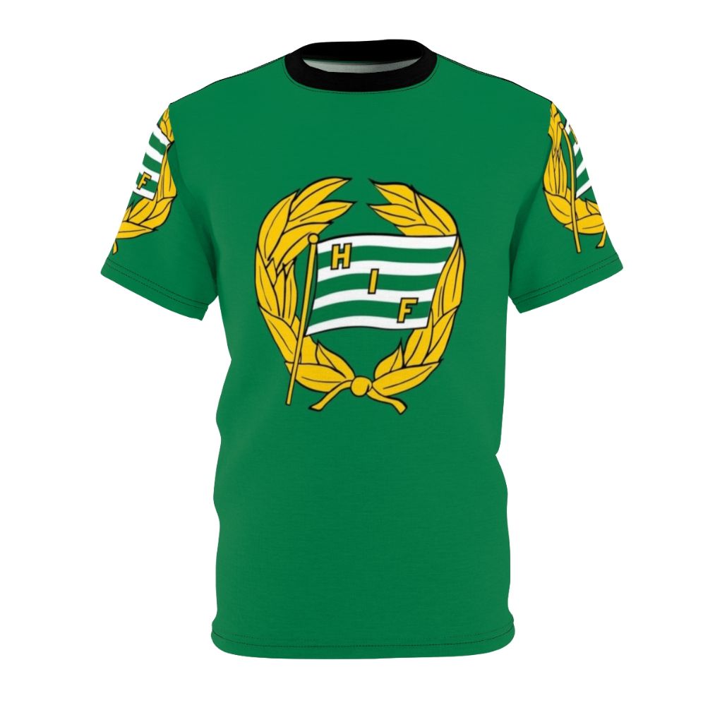 Hammarby football club inspired t-shirt featuring a bold all-over pattern