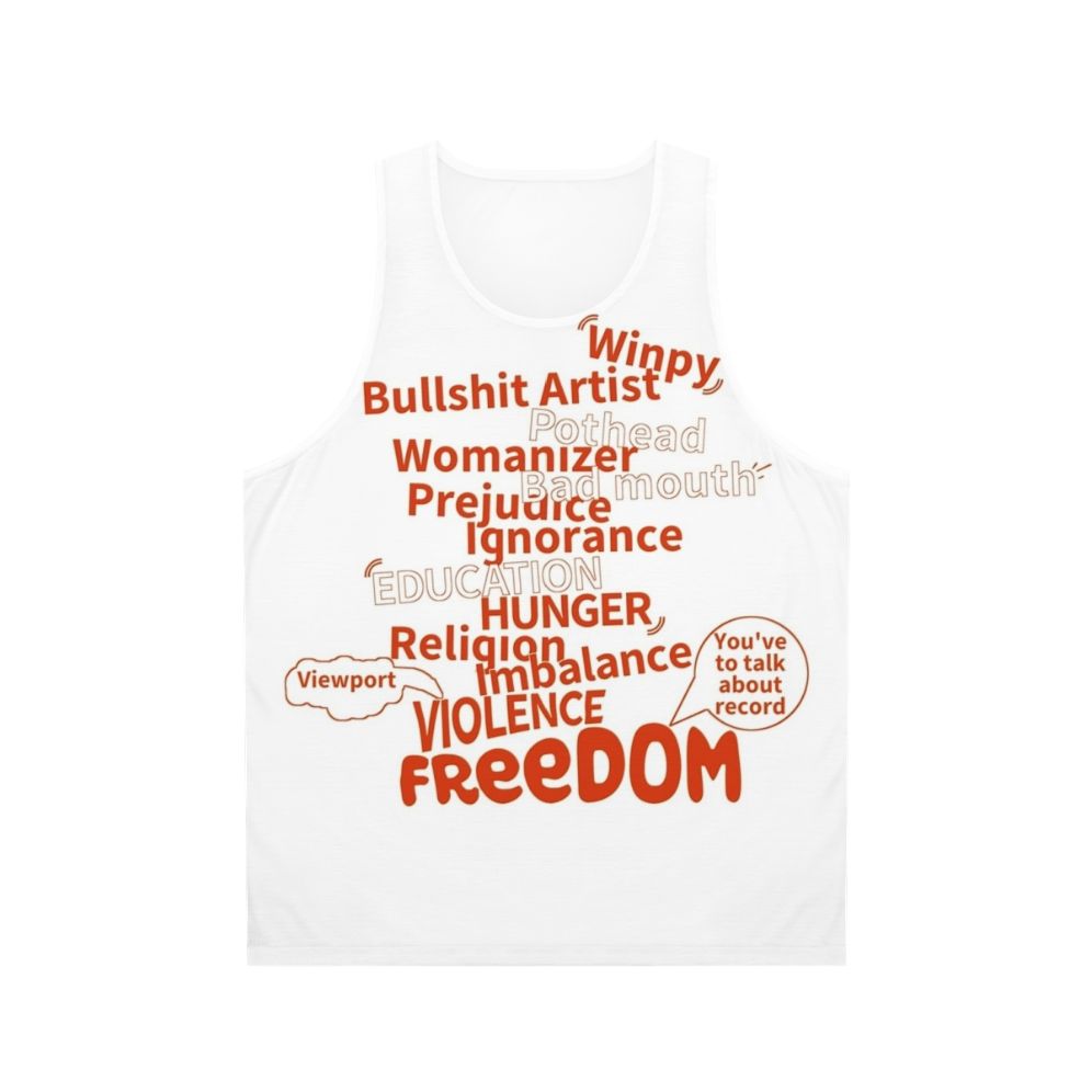 Unisex cotton tank top for casual and athletic wear