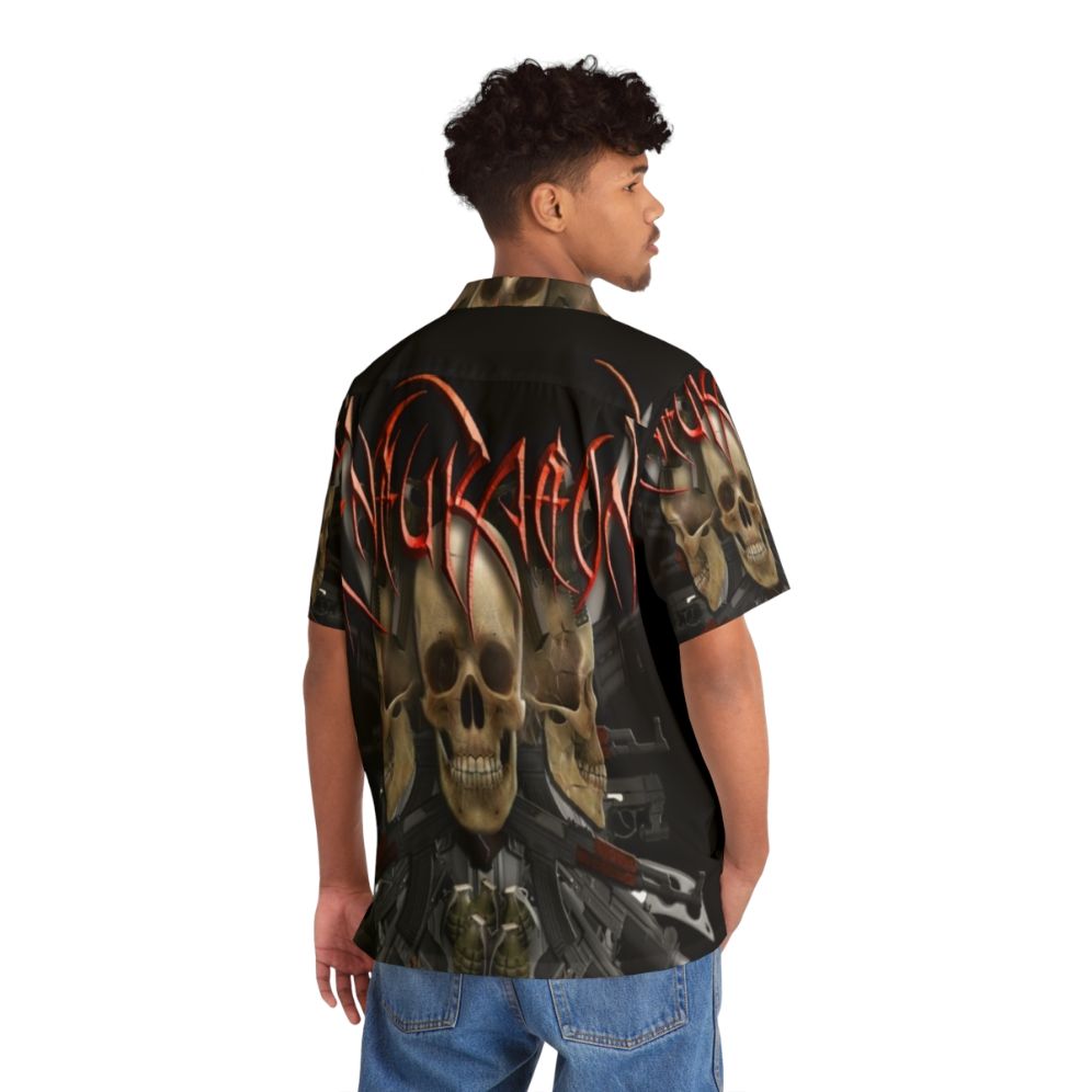 Enfuraeon Band Art Hawaiian Shirt with Heavy Metal Inspired Design - People Back