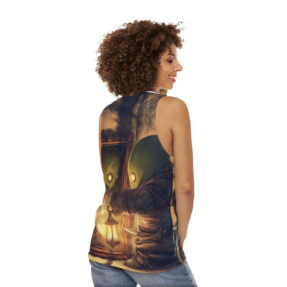 Unisex Final Fantasy Cloud Strife & Sephiroth Tank Top - women back