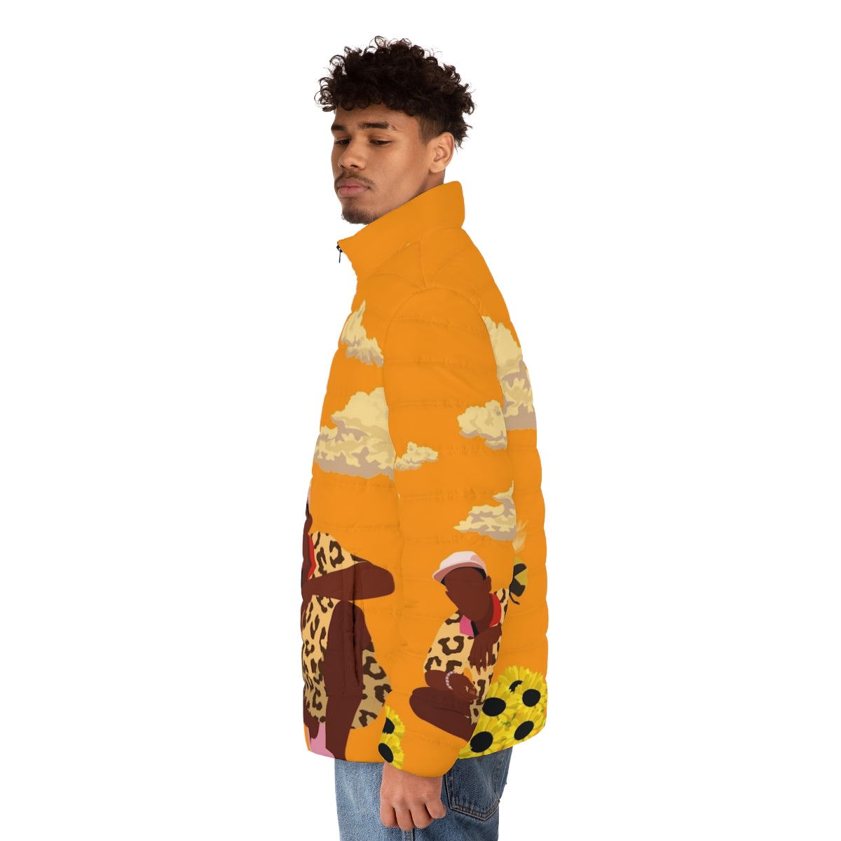 Tyler The Creator Flower Boy Hypebeast Puffer Jacket - men side left