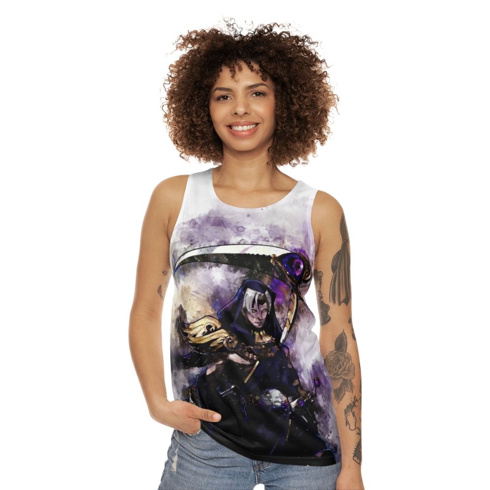 Thanatos and Hades Watercolor Unisex Tank Top - women