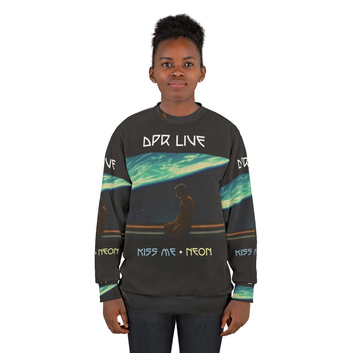 DPR Live Neon Kpop Sweatshirt - women