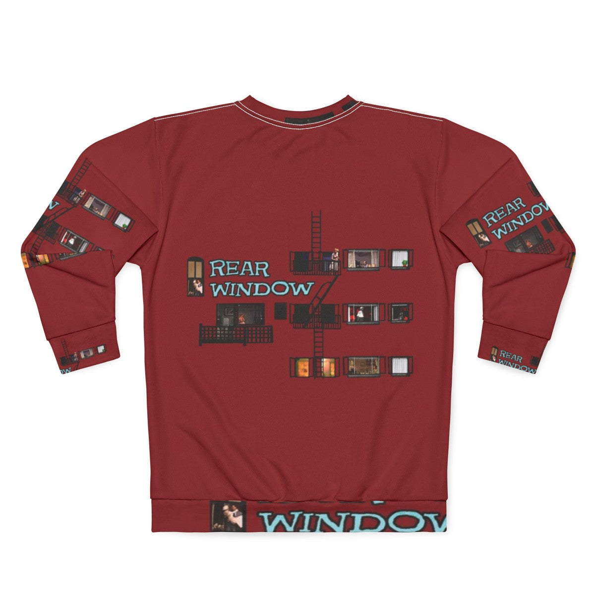 Rear Window Hitchcock Thriller Classic Film Movie Merchandise Sweatshirt - Back