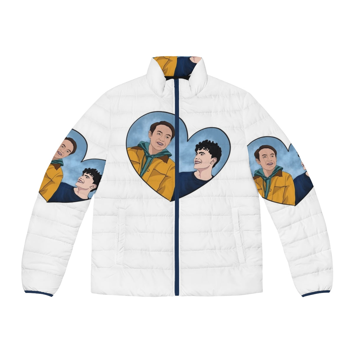 Heartstopper Nick and Charlie Puffer Jacket