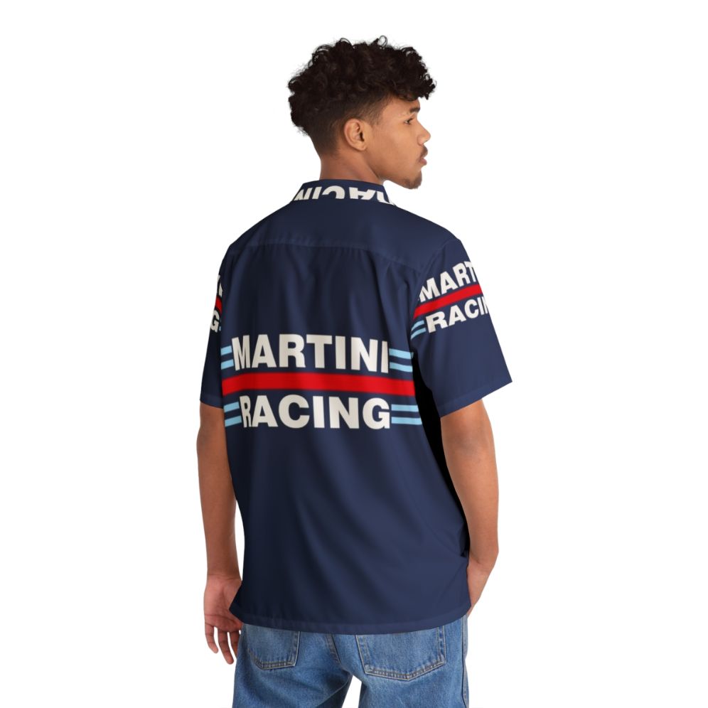 Vintage Martini Racing Hawaiian Shirt - People Back