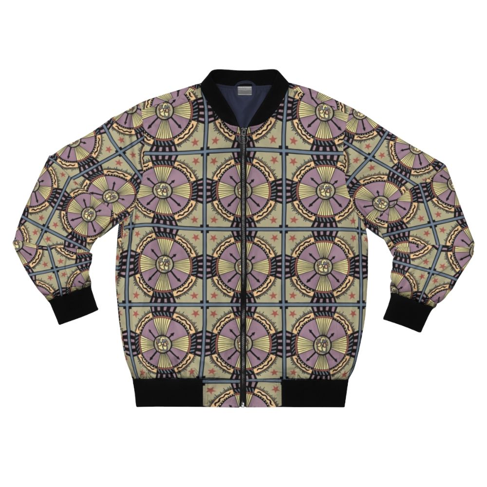 Heartifact Bomber Jacket featuring a visionary heart design