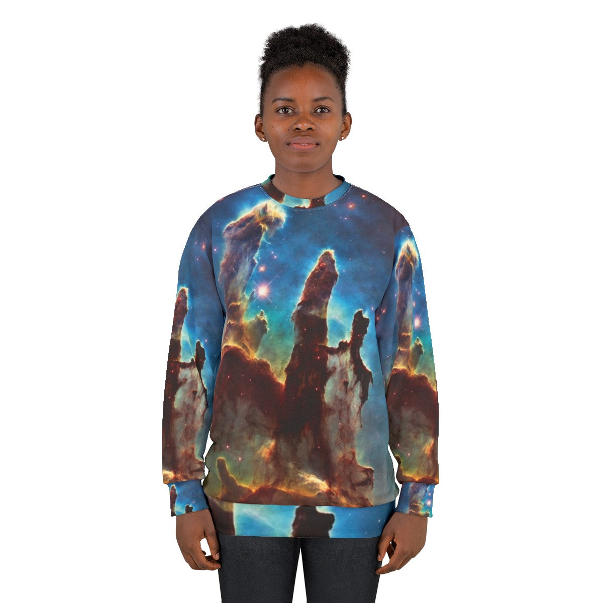 Nebula Sweatshirt featuring the Pillars of Creation - women