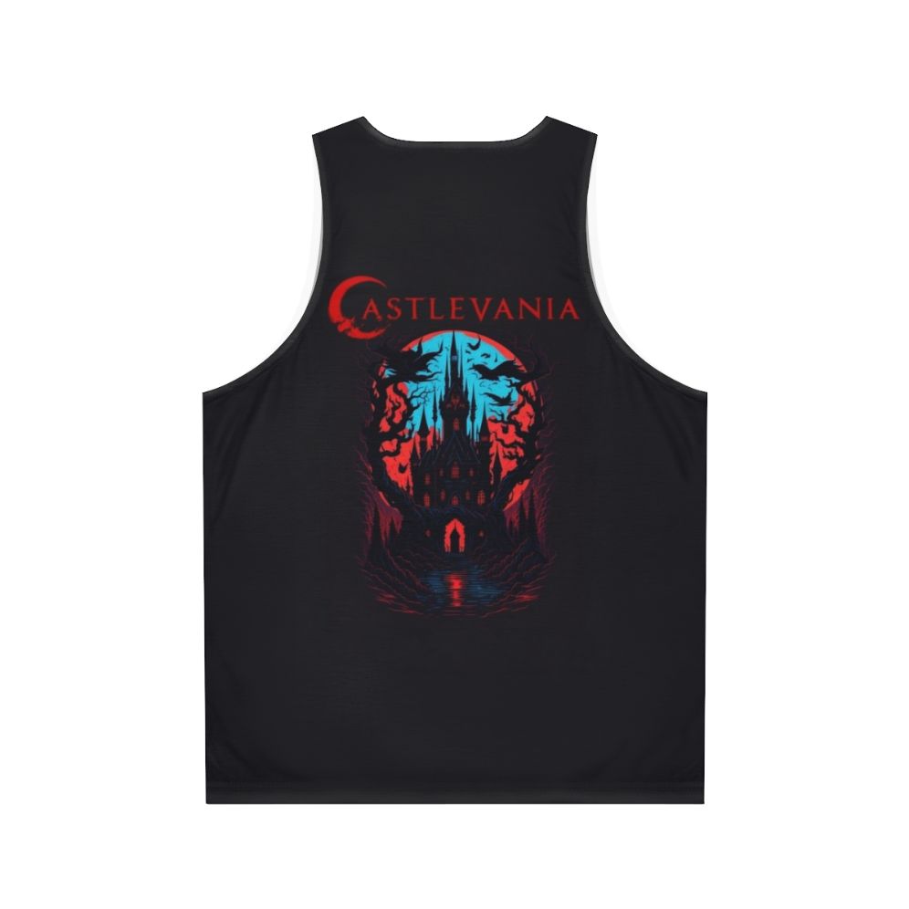 Castlevania Dracula's Castle Unisex Tank Top - Back