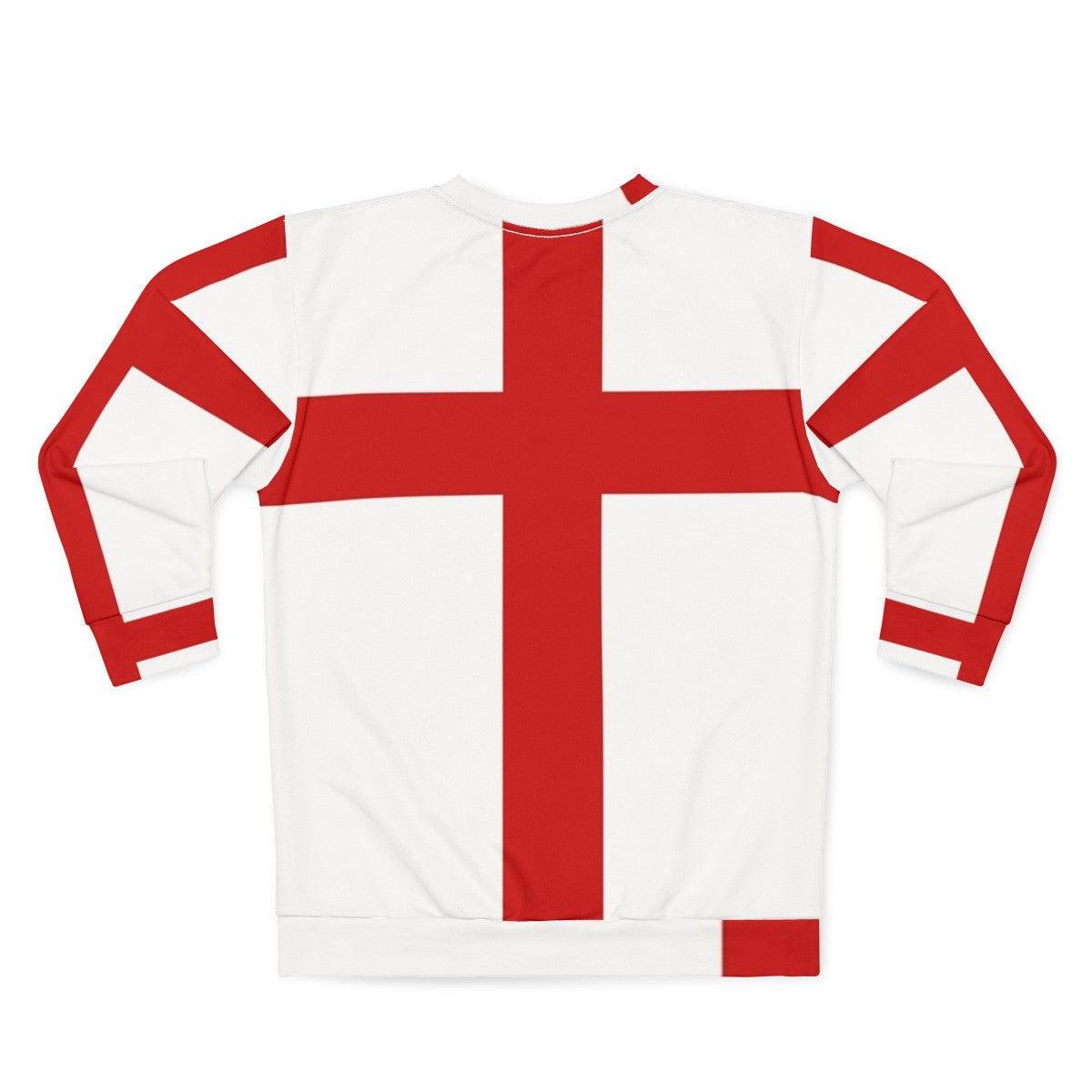 St George's Cross British Patriotic Sweatshirt - Back