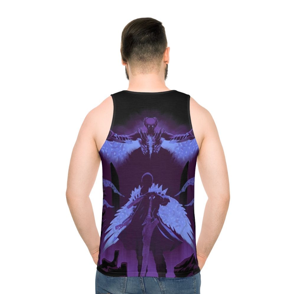 Violet Hunter Unisex Gaming Tank Top - men back