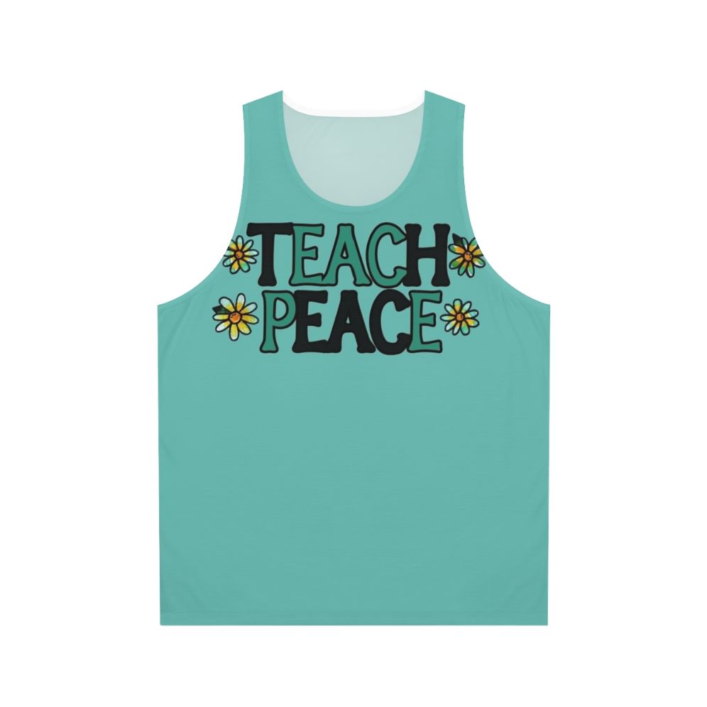 Unisex "Teach Peace" Tank Top